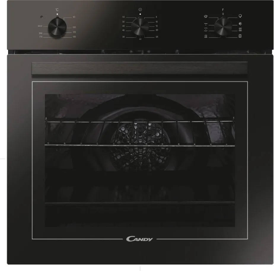 FCT 602 N/E Forno Elettrico da Incasso Ventilato Multifunzione con Grill Funzione Pizza 65 Litri 60 cm Classe A+ colore Nero