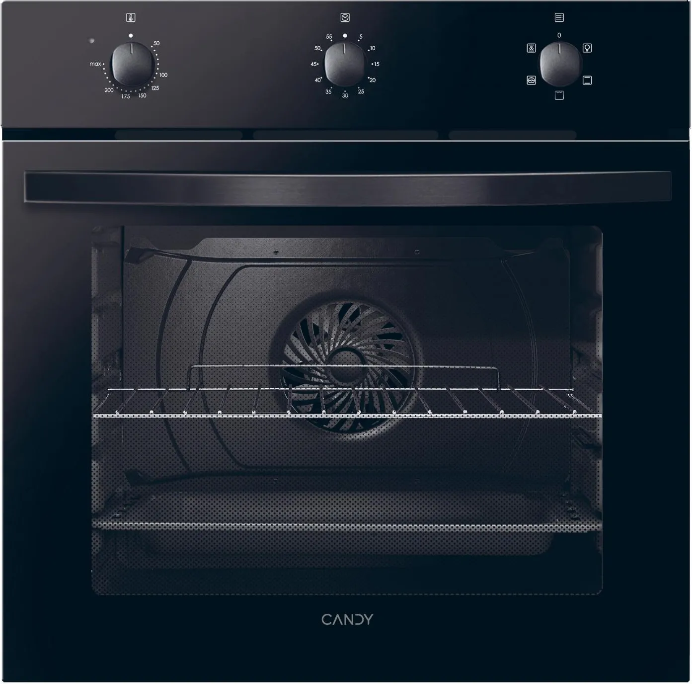 Forno Elettrico da Incasso Ventilato Multifunzione con Grill 65 Litri 60 cm Classe A colore Nero - FIDC N502IT Idea